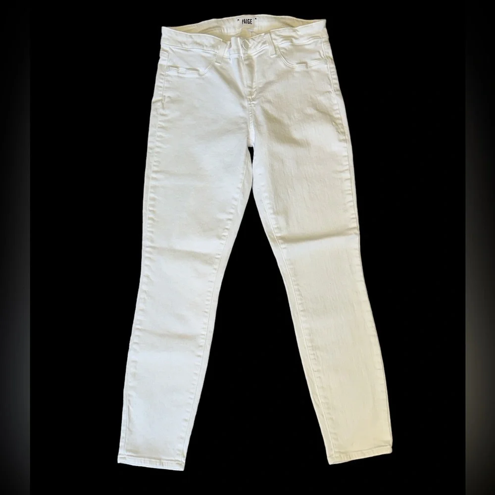 Paige Denim NWOT Women's Verdugo Ankle in Ultra White Sz 30, 31